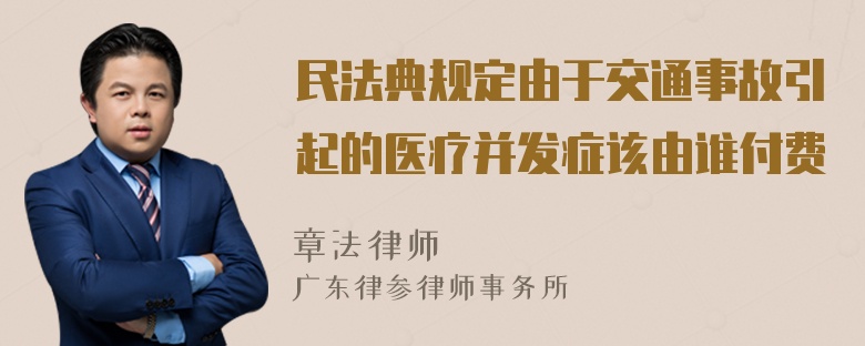 民法典规定由于交通事故引起的医疗并发症该由谁付费