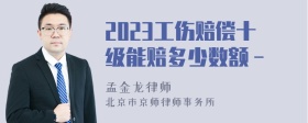 2023工伤赔偿十级能赔多少数额－