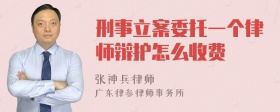 刑事立案委托一个律师辩护怎么收费