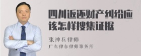 四川返还财产纠纷应该怎样搜集证据