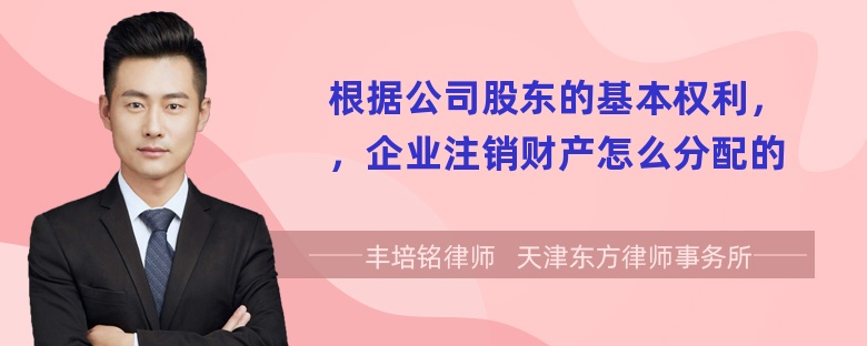 根据公司股东的基本权利，，企业注销财产怎么分配的