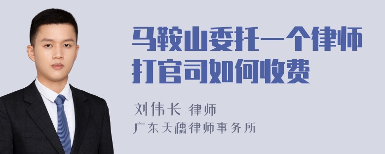 马鞍山委托一个律师打官司如何收费