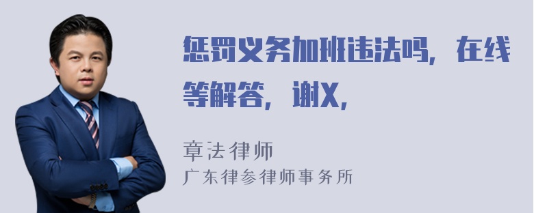 惩罚义务加班违法吗，在线等解答，谢X，