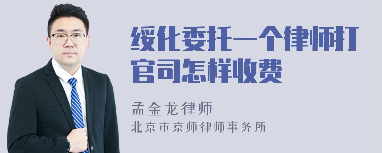 绥化委托一个律师打官司怎样收费