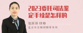 2023委托司法鉴定手续是怎样的