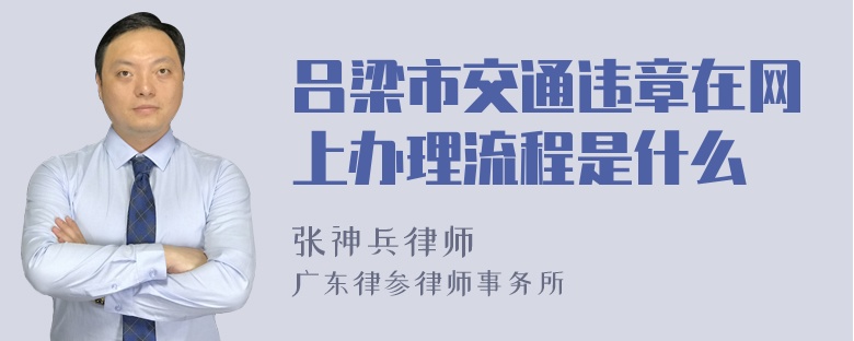 吕梁市交通违章在网上办理流程是什么