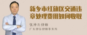 新乡市红旗区交通违章处理费用如何收取