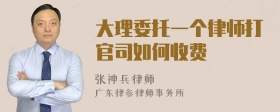 大理委托一个律师打官司如何收费