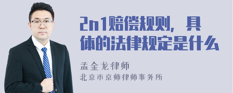 2n1赔偿规则，具体的法律规定是什么