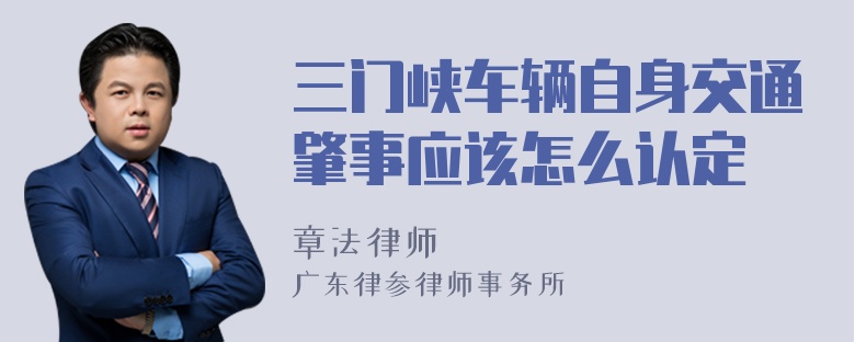 三门峡车辆自身交通肇事应该怎么认定