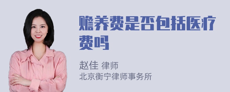 赡养费是否包括医疗费吗