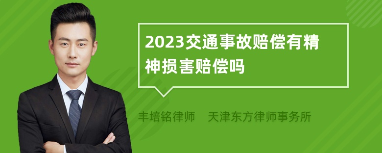 2023交通事故赔偿有精神损害赔偿吗