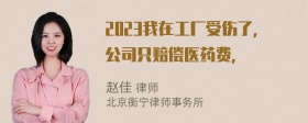 2023我在工厂受伤了，公司只赔偿医药费，