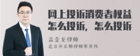 网上投诉消费者权益怎么投诉，怎么投诉