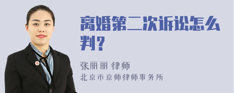 离婚第二次诉讼怎么判？