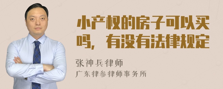 小产权的房子可以买吗，有没有法律规定