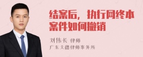 结案后，执行网终本案件如何撤销