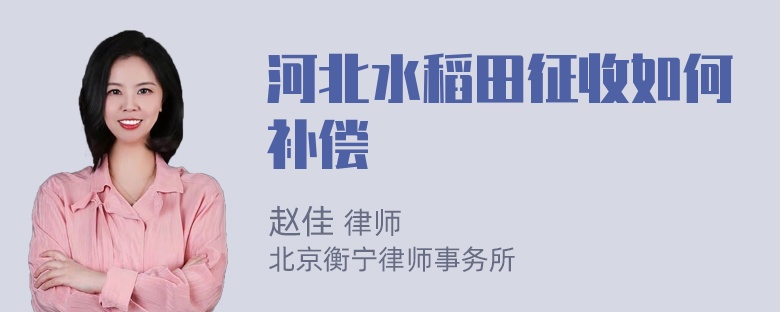 河北水稻田征收如何补偿