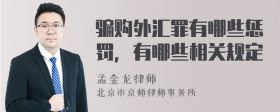 骗购外汇罪有哪些惩罚，有哪些相关规定