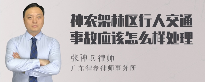 神农架林区行人交通事故应该怎么样处理