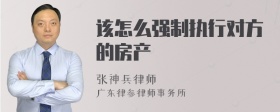 该怎么强制执行对方的房产