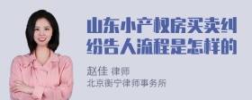 山东小产权房买卖纠纷告人流程是怎样的