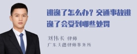 逃逸了怎么办？交通事故逃逸了会受到哪些处罚