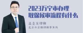 2023万宁市办理取保候审流程有什么