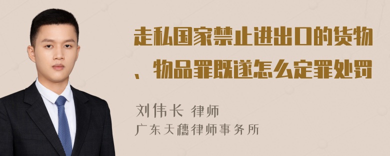 走私国家禁止进出口的货物、物品罪既遂怎么定罪处罚