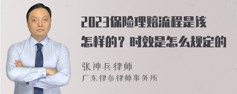 2023保险理赔流程是该怎样的？时效是怎么规定的