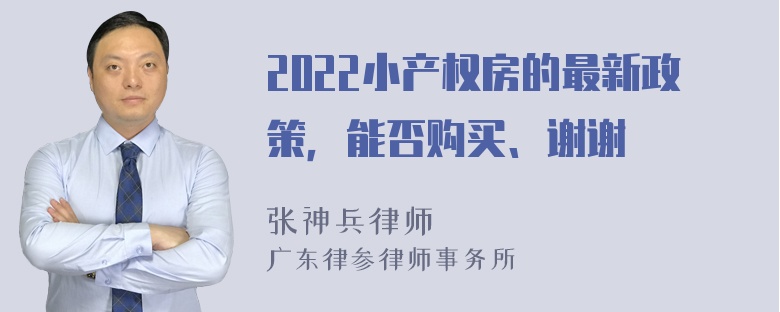 2022小产权房的最新政策，能否购买、谢谢