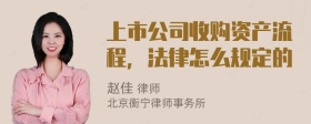 上市公司收购资产流程，法律怎么规定的