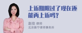 上诉期限过了现在还能再上诉吗？