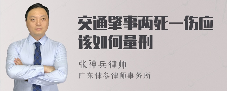 交通肇事两死一伤应该如何量刑