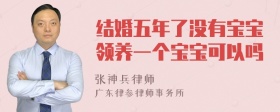 结婚五年了没有宝宝领养一个宝宝可以吗
