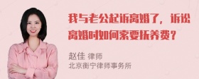 我与老公起诉离婚了，诉讼离婚时如何索要抚养费？