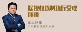 探视权强制执行受理期限