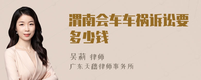 渭南会车车祸诉讼要多少钱
