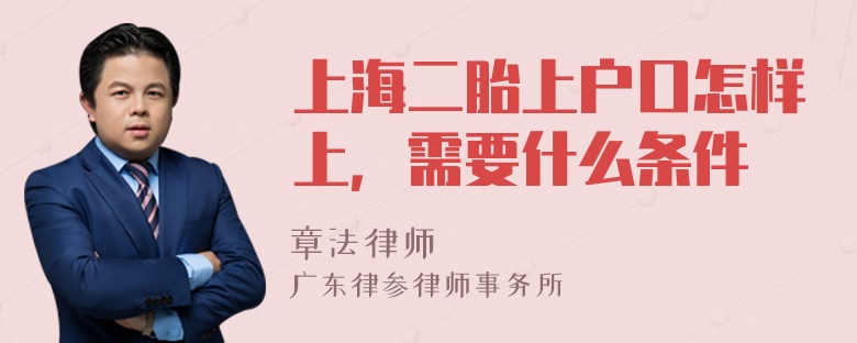 上海二胎上户口怎样上，需要什么条件