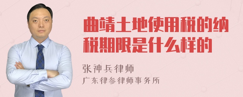 曲靖土地使用税的纳税期限是什么样的