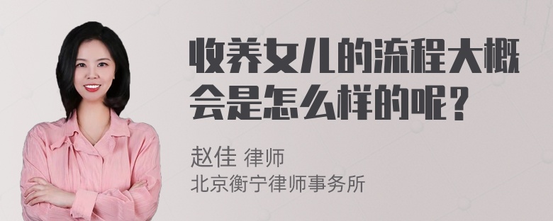 收养女儿的流程大概会是怎么样的呢？