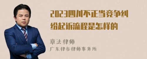 2023四川不正当竞争纠纷起诉流程是怎样的