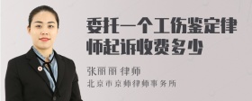 委托一个工伤鉴定律师起诉收费多少