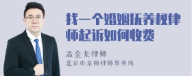 找一个婚姻抚养权律师起诉如何收费