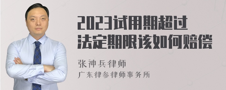 2023试用期超过法定期限该如何赔偿