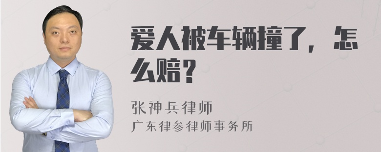 爱人被车辆撞了，怎么赔？