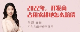 2022年，开发商占用农耕地怎么赔偿