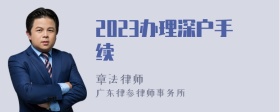 2023办理深户手续