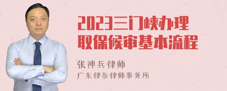 2023三门峡办理取保候审基本流程