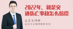 2022年，就是交通伤亡事故怎么赔偿